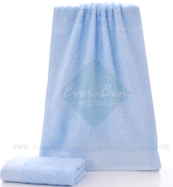 China Bulk Wholesale toddler hooded towel Producer|Custom Bamboo Luxury Jacquard Towels Factory for Denmark Polland Netherlands Germany France Sweden